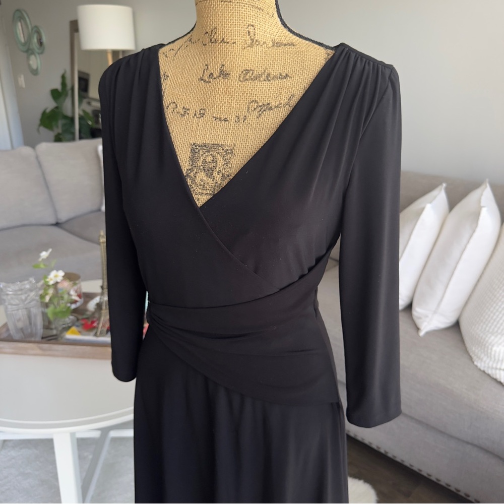 Ralph Lauren Black Long Sleeve Dress - Picture 4 of 10